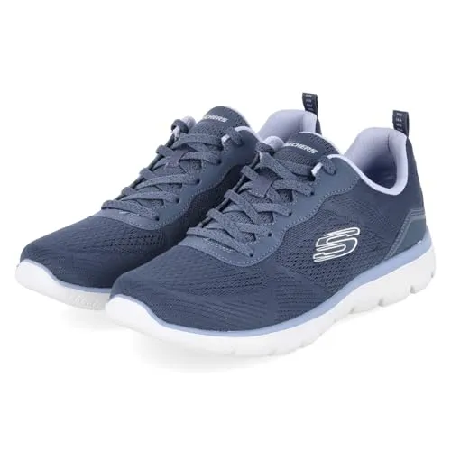 Skechers Summits Quiet Dream Damen Halbschuh 40 – Bequemer Sneaker - Der Skechers Summits Quiet Dream bietet außergewöhnlichen Komfort mit einer gepolsterten Innensohle und flexibler Laufsohle. Ideal für Freizeit und Alltag – leicht, atmungsaktiv und pflegeleicht.