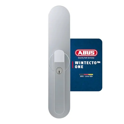 ABUS WINTECTO™ One - Smarter Terrassentür Fensterantrieb - Fenstersicherungen mit gleichschließendem Design, ideal für Sicherheit und Komfort, 2 Jahre Herstellergarantie, Farbe: Weiß.