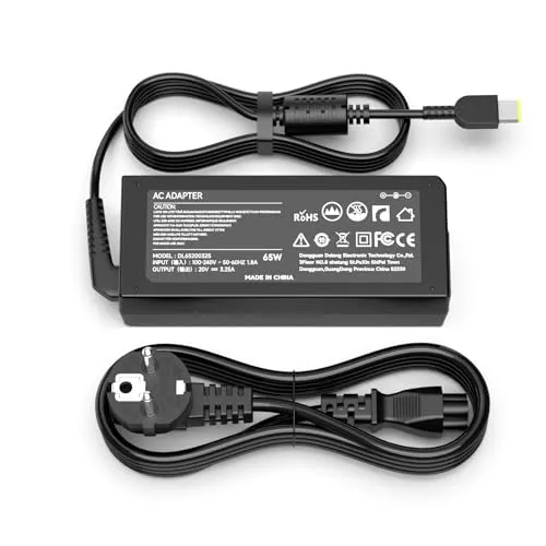 65W Laptop Ladekabel für Lenovo Thinkpad X1 Carbon T430 T440 T450 T460 T470 T560 T540p E550 E560 E570 G50 Z50 X240 X250 X260 ADLX65NLC3A Yoga 11 Netzteil Ladegerät Charger