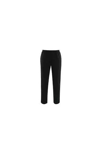 Hajo Herren Wellnesshose 20025/3, Schwarz - Komfortable Wanderhose in Größe 62 - Wanderhose mit Gummibund und seitlichen Taschen, ideal für entspannte Outdoor-Aktivitäten und Freizeit.