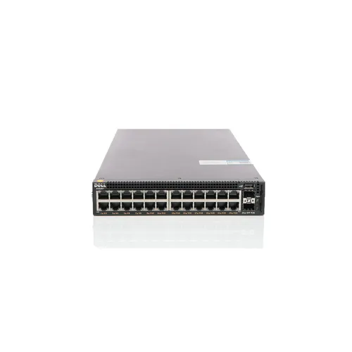 Dell X1026P Switch II - 24-Port L2+ Managed Switch - Zuverlässiger 24-Port Gigabit Switch für Unternehmen, ideal für Netzwerkmanagement und PoE+. Hohe Leistung mit 450 Watt, einfach zu montieren und energieeffizient.