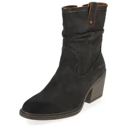 MUSTANG Stiefelette Lederimitat Cowboy Stiefelette grau 37 EU