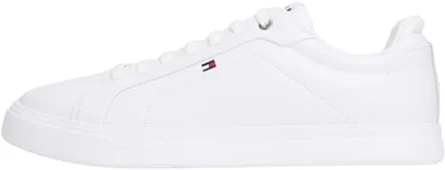 Tommy Hilfiger Herren Icon Court Light ESS Fm0fm05678 Low-Top Schuhe, Weiß, 44 EU - Modische Low-Top-Schuhe von Tommy Hilfiger, ideal für den Alltag und stilvolle Outfits. Hochwertige Verarbeitung und klassisches Design.