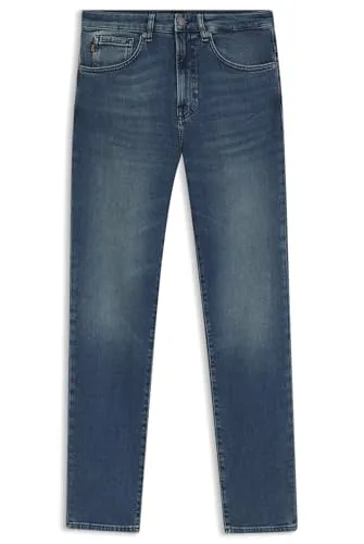 BOSS ORANGE Regular-fit-Jeans "Re Maine" für Herren - Hochwertige Denim-Jeans in medium blau mit 5-Pocket-Form. Robustes Material und elastischer Komfort für lässige Styles und vielseitige Kombinationsmöglichkeiten.