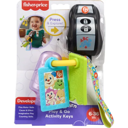 Fisher-Price Play & Go Activity Keys (D, F, E) (HXF50)