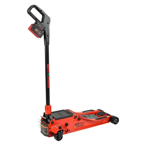KS Tools Hydraulischer Wagenheber 3 t - Wagenheber mit einer Arbeitshöhe von 86 - 508 mm, ideal für Reparaturen und Wartungen an Fahrzeugen, robust und leicht bedienbar.