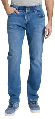 LEE Herren Jeans Straight FIT XM Blue Haven - Bequeme Herren Jeans im Regular Fit mit geradem Bein. Hergestellt aus hochwertiger Baumwollmischung für optimalen Tragekomfort und Langlebigkeit.