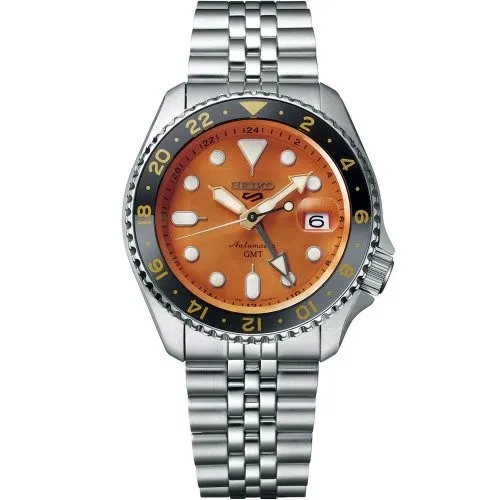 SEIKO 5 Sports SSK005K1 – Sportliche Automatikuhren - Herren Armbanduhr mit einzigartigem Design, zuverlässigem Automatikwerk und ideal für sportliche Eleganz.