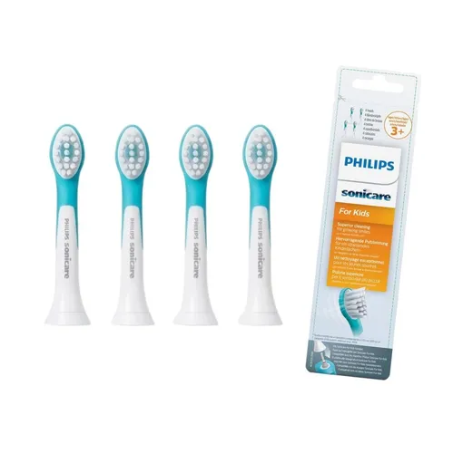 Philips Sonicare Kinder Ersatzbürste HX 6034/33 - Ersatzbürsten für Philips Sonicare for Kids, bieten sanfte Reinigung und effektive Plaque-Entfernung für gesunde Zähne.