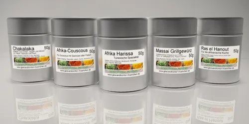 Dosen Afrika Gewürze Geschenk Set No.1 Gewürzkontor München 5