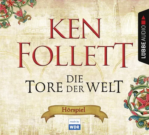 Ken Follett - Die Tore der Welt - Das Hörspiel - Historisches Hörspiel auf CD, 528 Minuten Spieldauer, erzählt die fesselnde Geschichte von Ken Follett. Ideal für Geschichtsliebhaber und lange Reisen.