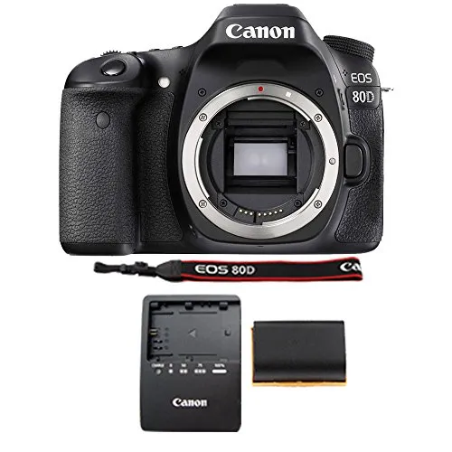 Canon EOS 80D Gehäuse - Das Canon EOS 80D Gehäuse bietet vielfältige Aufnahmeoptionen und eine hohe Bildqualität. Ideal für kreative Fotografie und Videos. Leicht und robust für den professionellen Einsatz.
