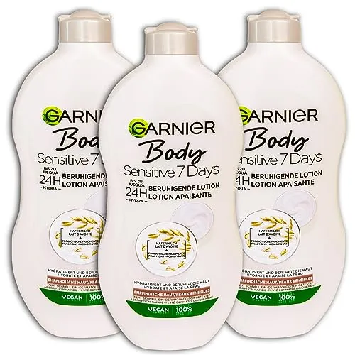Garnier Body Sensitiv 7 Tage Beruhigende Lotion 400 ml 22,40€/1L