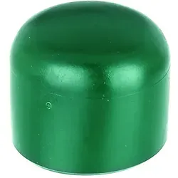 Gust. Alberts Pfostenkappe für runde Metallpfosten, Grün - Hochwertige Pfostenkappe für runde Metallpfosten in ansprechendem Grün. Ideal zum Schutz und zur Verschönerung Ihres Zauns oder Gartentors.