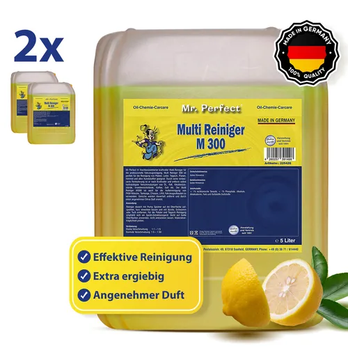 Mr. Perfect® M300 Multireiniger 2x5L - Universalreiniger Allzweckreiniger Textil