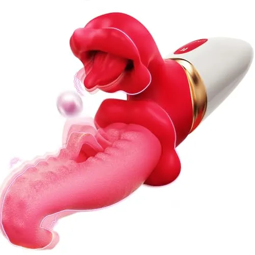 Gobeken Dildo Vibrator Vibration für Frauen, 7 Vibrieren Lecken & Flattern Sex Spielzeug für die Frau Paare, Vibratorensets für Frauen Sexspielzeug diloschwanz für frauen Dildos Sex Toys Dilatatoren