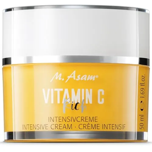 M. Asam Vitamin C Glow Feuchtigkeitscreme (50ml) - Tagespflege für strahlend frische Haut mit Vitamin C Goldkomplex & Kurkuma. Spendet intensive Feuchtigkeit und schützt vor Umwelteinflüssen.