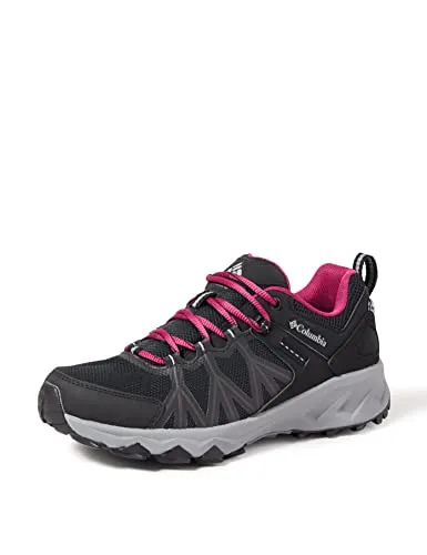 Columbia Peakfreak II Outdry WP Wanderschuhe für Damen, Schwarz (37 EU) - Wasserdichte Wanderschuhe mit Omni-Tech Technologie, ideal für jedes Wetter und außergewöhnlicher Traktion dank Adapt Trax-Außensohle.
