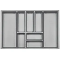 SO-TECH® Besteckeinsatz Orga-Box-3 silbergrau - Praktischer Besteckeinsatz für Nobilia mit 691 mm Breite, ideal für eine ordentliche Küchenschublade und langlebige Qualität von SO-TECH®.