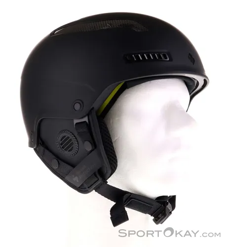 Sweet Protection Trooper 2Vi Mips Helmet L-XL - Dirt Black - Helm für Skitourengeher mit innovativer 2Vi-Technologie für maximale Sicherheit und Komfort. Audio-Ready und mit verstellbarem Occigrip-System für individuelle Passform.