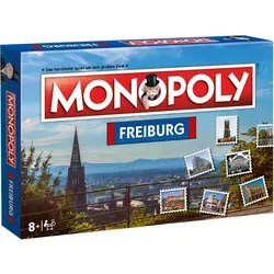 Monopoly Freiburg - klassisches Immobilien-Spiel, entdecke die viertgrößte Stadt Baden-Württembergs im Schwarzwald
