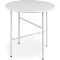 bomoe Beistelltisch Finn, rund, kratzfest, Ø 44 cm - Ablagetisch für drinnen und draußen, kratz- und rostbeständig. Ideal für Balkone dank platzsparender Maße und einfacher Montage. Langlebig und pflegeleicht, passt in jeden Einrichtungsstil.
