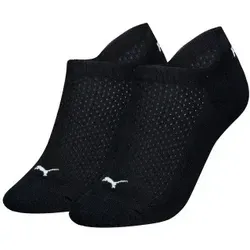 Puma 2P Women Cushioned Sneaker Socks Schwarz Gr 39/42 Damen