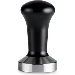 TCHIBO Espresso Tamper Schwarz, Silber - Sonstiges Kaffeezubehör, hochwertiger Tamper aus rostfreiem Edelstahl für gleichmäßiges Tampen und optimale Aromaextraktion bei Espresso, geeignet für 51 mm Siebträgermaschinen.