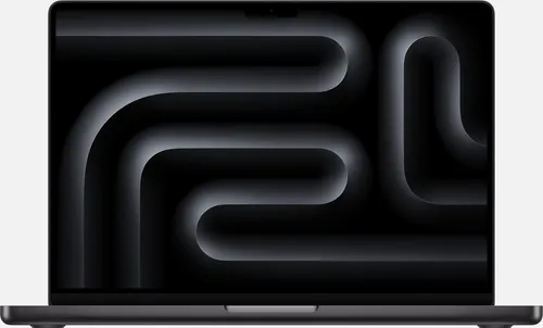 Apple MacBook Pro 35,97 cm (14,2") - Space Schwarz - Hochleistungs-Laptop mit 14,2" Retina Display, ideal für kreative Profis und Multitasking, bietet beeindruckende Grafik und lange Akkulaufzeit.