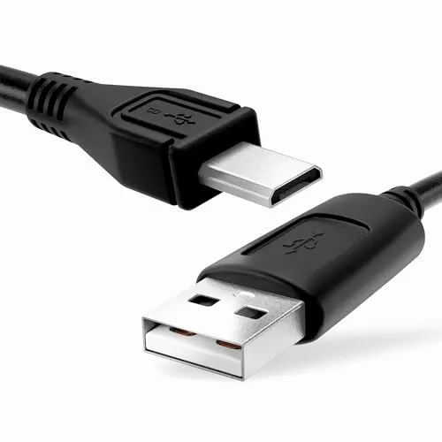 CELLONIC USB-A 2.0 > micro USB (2.0 - lang) - 1A - black - PVC cord - PVC plug - 1m