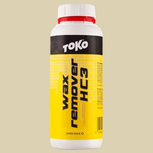 Toko Waxremover HC3 500ml - Effektiver Reiniger für Ski- und Snowboardbeläge, entfernt Wachsrückstände und Schmutz, ideal zur Vorbereitung auf das Wachsen. Inhalt: 500ml.