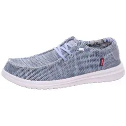 FUSION Melange Heavy Knitt Schuhe Herren blau 45 - Herren-Slipper mit flexiblem Gummizug, ultra leicht und maschinenwaschbar, perfekt für den Sommer in der Stadt. Genießen Sie Komfort und Stil mit jedem Schritt!