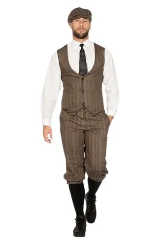 WILBERS & WILBERS 20er Jahre Anzug Kostüm Knickerbocker - Entdecken Sie das WILBERS & WILBERS Kostüm im Stil der Roaring Twenties! Perfekt für Karneval oder Mottopartys, überzeugt es durch seinen einzigartigen Vintage-Look und die bequeme Passform.