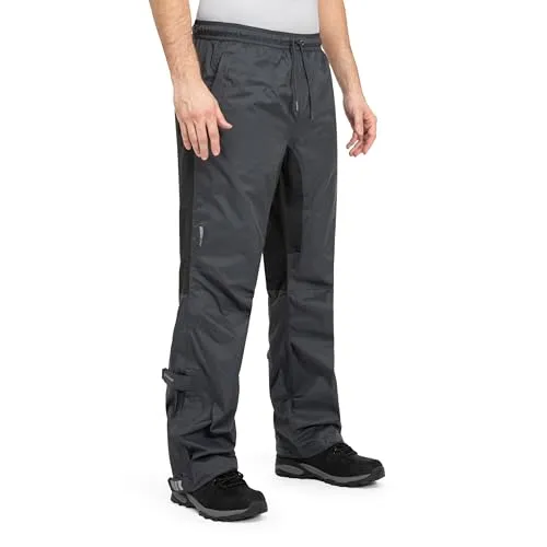 Höhenhorn Pluvia Herren Regenhose Grau Gr. L - Funktionsjacke: Absolut wasserdicht und atmungsaktiv, ideal für Outdoor-Aktivitäten. Kompakte Aufbewahrung im Transportbeutel für einfache Mitnahme.