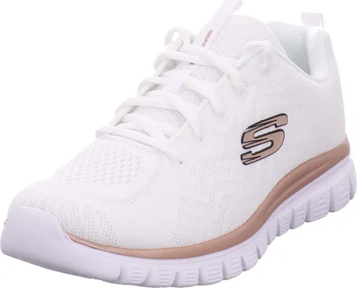 Skechers Graceful-Get Connected 12615 (37/WTRG) - Sneaker mit Memory Foam Innensohle für optimalen Tragekomfort und Flexibilität, ideal für den Alltag und das Fitnessstudio.