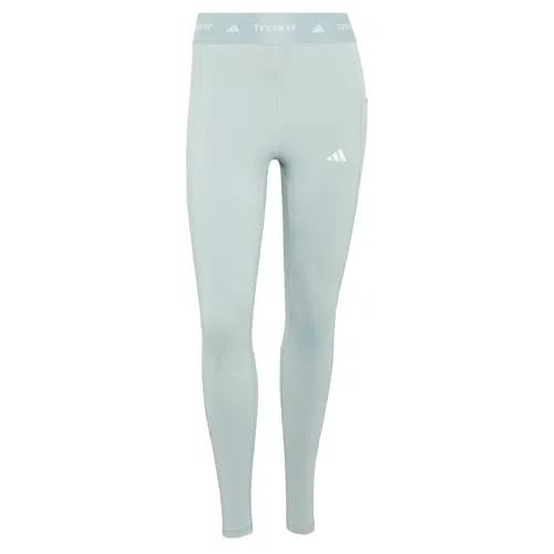 adidas Performance TECHFIT Funktionstights mit Stash Pocket - Vielseitige Funktionstights für Damen in Wonder Sage, aus recyceltem Material, ideal für Sport und Freizeit. Mit praktischer Stash Pocket für kleine Essentials.