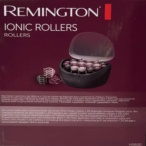 REMINGTON H5600 Ionic Rollers - Lockenwickler für voluminöse, glänzende Locken, mit Ionentechnologie für pflegeleichte Anwendung