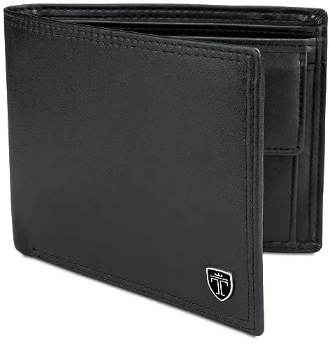 TRAVANDO Geldbörse Herren Groß TÜV RFID Zertifiziert Portmonee mit 13 Kartenfächern mit Münzfach Oslo Geldbeutel Wallet Portemonnaie Wallet for Men