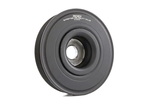 RIDEX 3213B0046 Riemenscheibe Kurbelwelle Kurbelwellenriemenscheibe 7-Rippen Kompatibel mit RENAULT MEGANE III Grandtour KZ0/1 8200376968 1230300QBD 8200268426