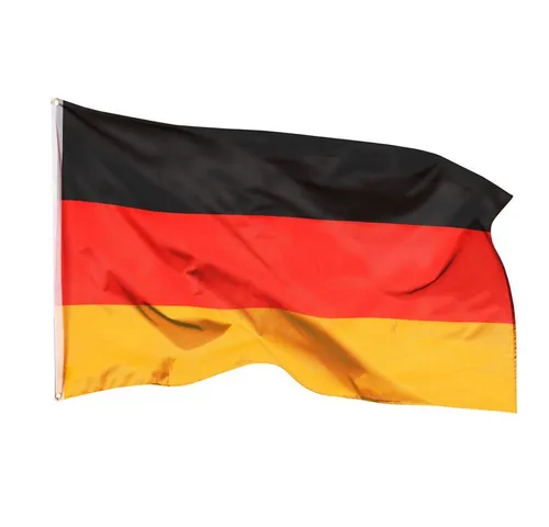 PHENO FLAGS Flagge Deutschland Flagge - Deutsche Fahne (Hissflagge für Fahnenmast), Inkl. 2 Messing Ösen