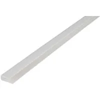 Kosche U-Profile Duropan 270 cm x 2,5 cm Weiß