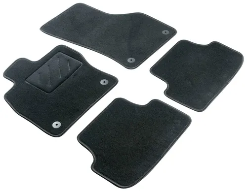WALSER Auto-Fußmatten Passform Std für RENAULT KANGOO II (4 St) - Hochwertige Passformteppiche für RENAULT KANGOO II, die optimalen Schutz vor Schmutz bieten. Strapazierfähiges Material mit anti-rutsch Beschichtung für sicheren Halt und Komfort im Fahrzeug.