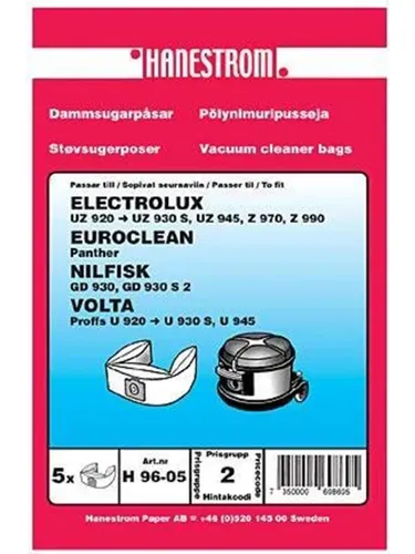 hanestroem Vacuum Cleaner Bags - 5 Pcs
