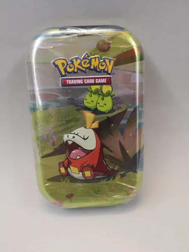 Pokemon Mini Tin Box Paldeas Freunde Krokel & Olivi deutsch
