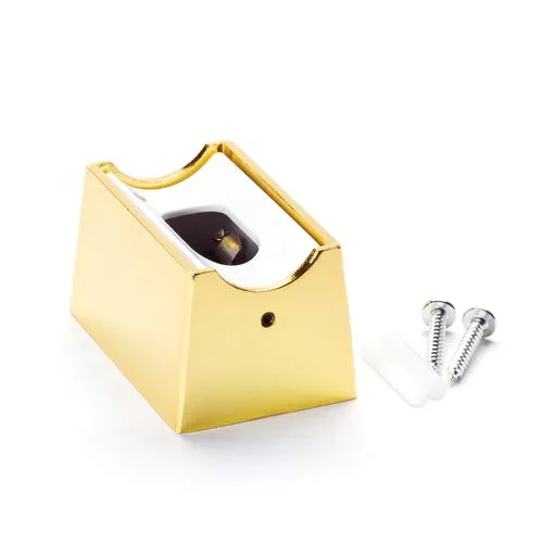 ORION LIGHTSTYLE Fassung S14d für Linienlampen (70 x 47 x 40 mm), 230 V, Metallsockel kompatibel mit LED Lampen, 35W max. 60W S14d 500 mm Linestra, Messing, Gold