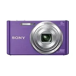 Sony DSC-W830 Kompaktkamera in Violett - Digitalkamera mit 20,1 MP Auflösung, 32x digitalem Zoom und intelligentem Auto-Modus für perfekte Aufnahmen, ideal für Freizeit und Reisen.