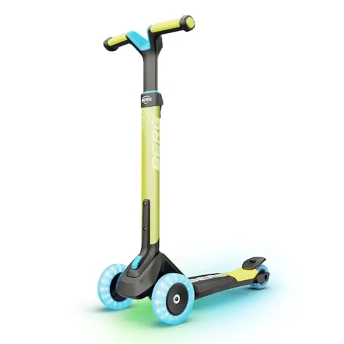 BERG Nexo Foldable Lights Kinderroller – Klappbar & Tragbar - Roller / Kickboards mit LED-Lichteffekten für optimale Sichtbarkeit bei Dunkelheit. Sicher und stabil, ideal für Kinder ab 2 Jahren, höhenverstellbar und mit praktischem Klappmechanismus.