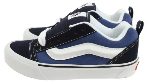 Vans Knu Skool Navy/True White - Stylische Sneaker für Herren - Freizeitschuhe & Sneaker für Herren, mit coolem Retro-Design und bequemem Tragegefühl für jeden Anlass.