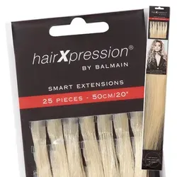 Balmain HairXpression HH 40 cm 25 Stück 614A - Haarschmuck: 100% Remy Echthaar Fill-In Extensions mit innovativer flexibler Spitze für einfache Anwendung und unsichtbare Integration ins Eigenhaar – ideal für voluminöse Looks!
