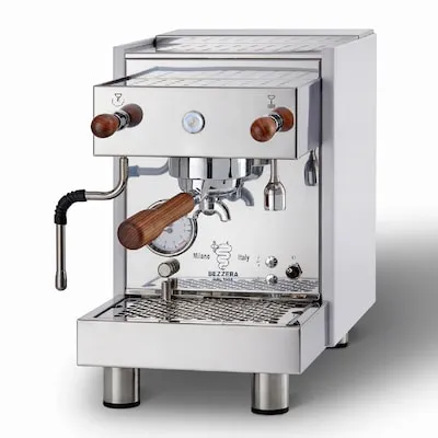 Bezzera Crema PM Inox - Hochwertige Siebträgermaschine - Siebträgermaschinen mit Zweikreiser und Vibrationspumpe für perfekten Espresso-Genuss zu Hause.